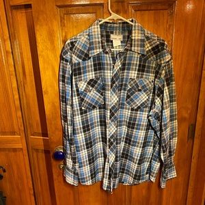 Wrangler Western flannel Shirt men’s XXL